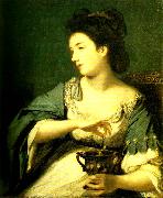 Sir Joshua Reynolds miss kitty fisher in the character of cleopatra oil painting on canvas